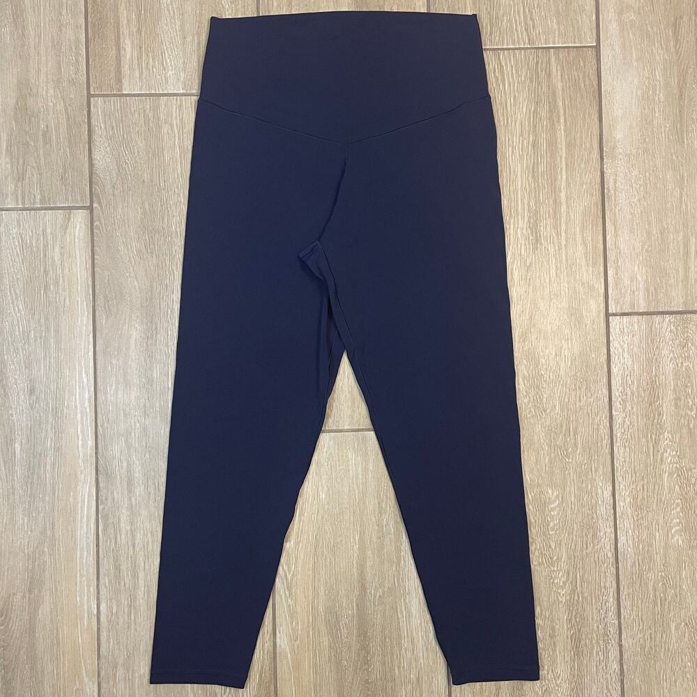 OFFLINE By Aerie Real Me 7/8 Leggings XL Navy Blue High Rise Athletic Yoga